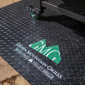 Black BBQ Floor Mat B475