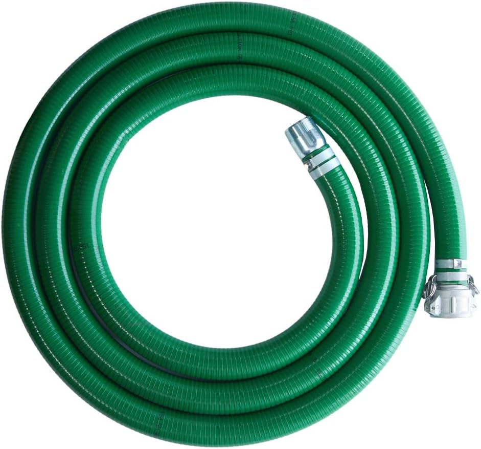 Green Trash Pump Hose 2 x 20' C9952