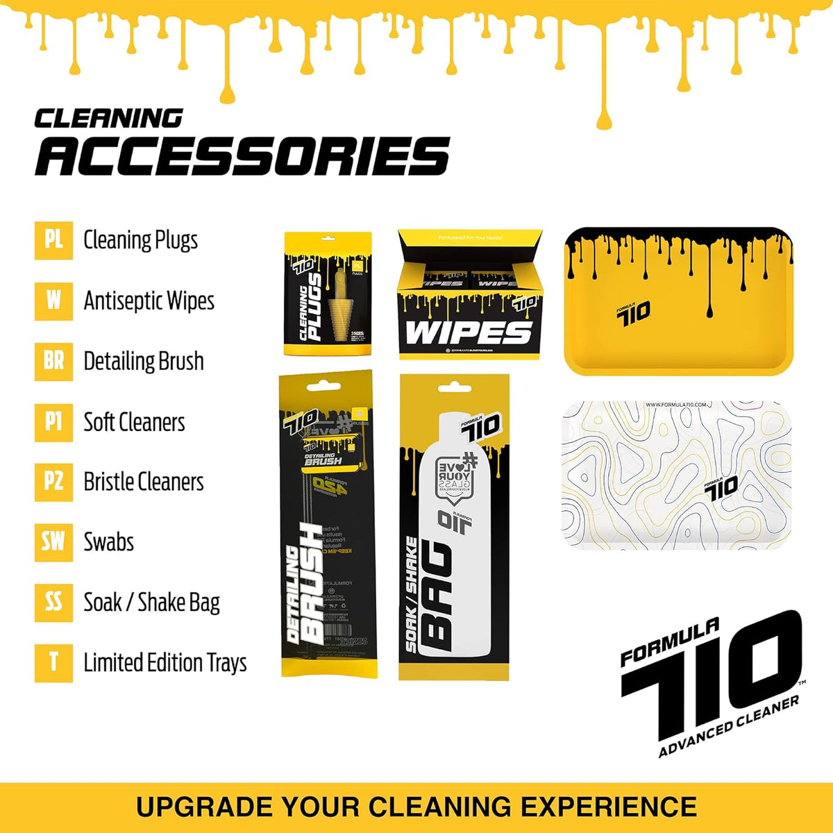 Formula 420 Bundle Pack : 1 Original Cleaner 12 oz, 1 Daily Use 16oz Concentrate makes 32oz & 1 Soak-N-Rinse 16 oz (3 bottles) Z125