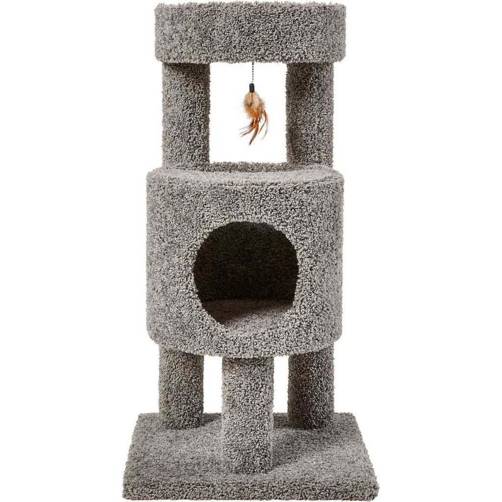 36-in Real Carpet Wooden Cat Tree H11488