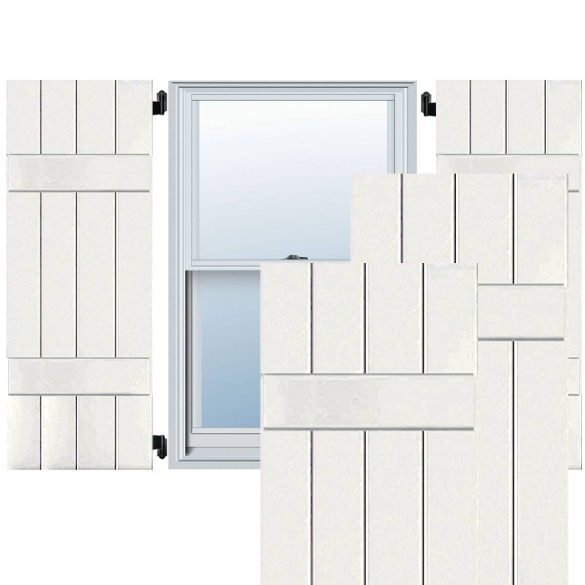 Real Wood Pine Board-n-Batten Shutters Q615