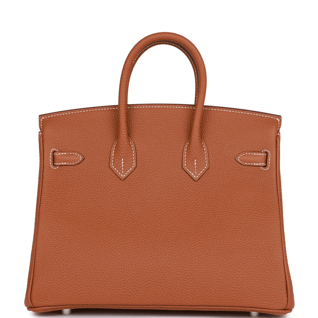 Gold Togo Palladium Hardware Handbag O217