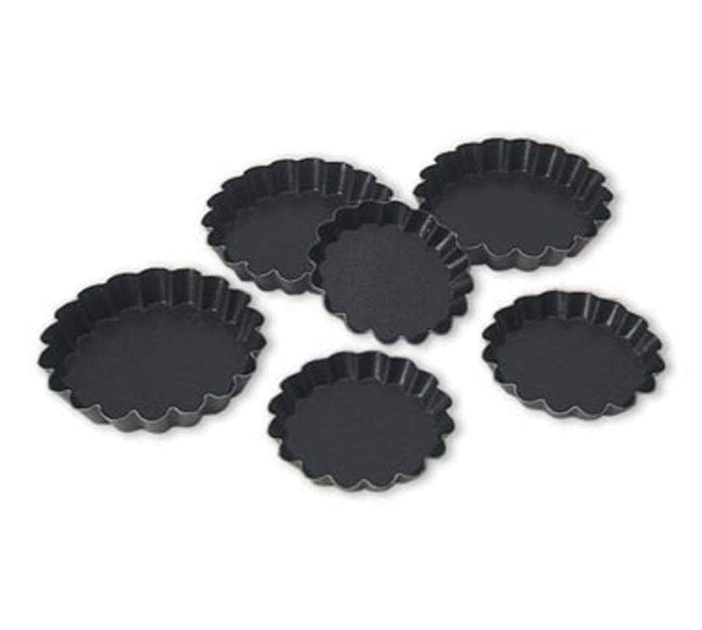 Non-Stick Steel Scalloped Quiche D8189