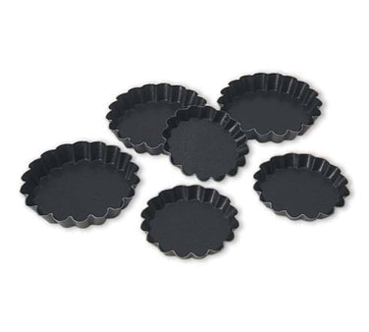Non-Stick Steel Scalloped Quiche D8189