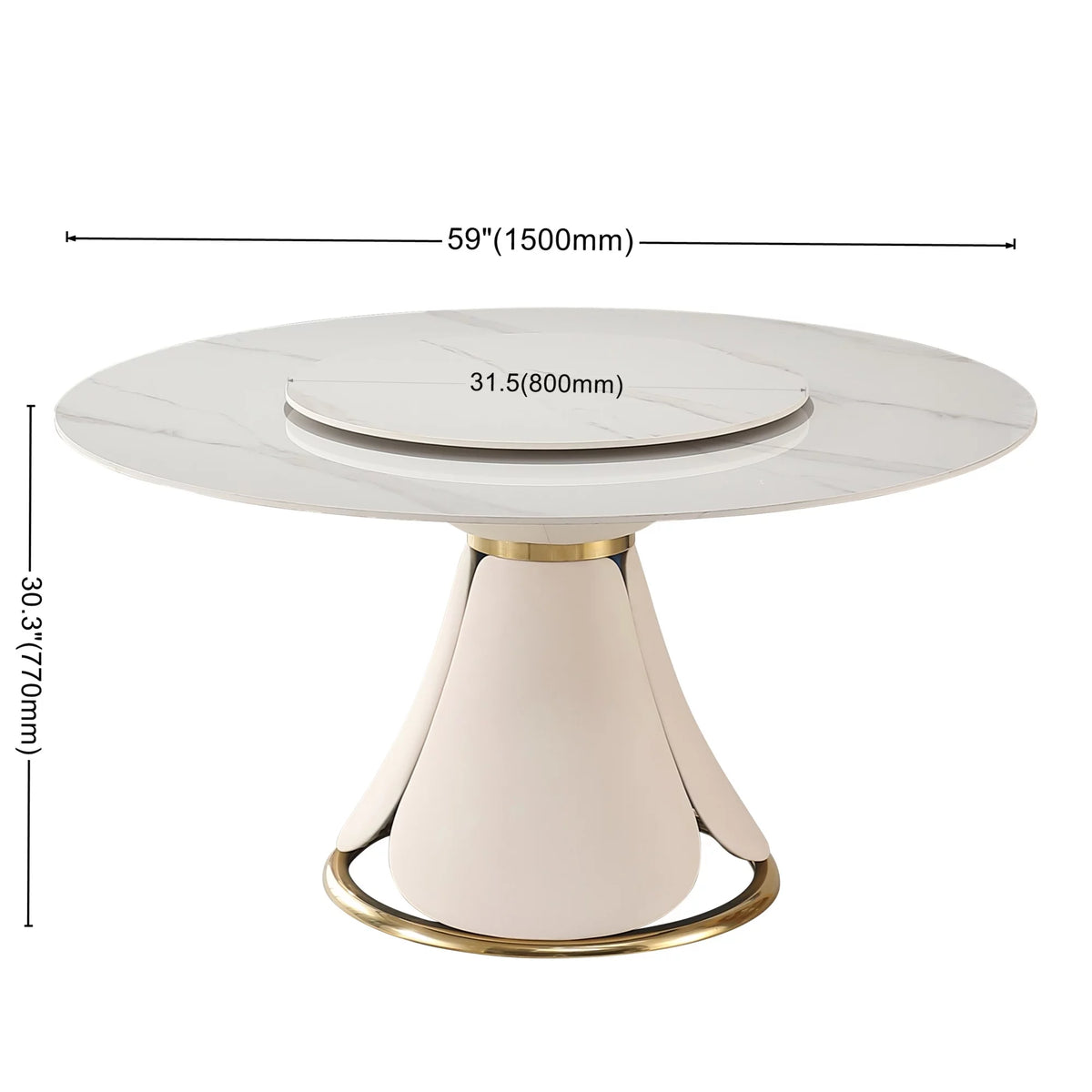 Sintered Stone Dining Table with 8 Chairs R713
