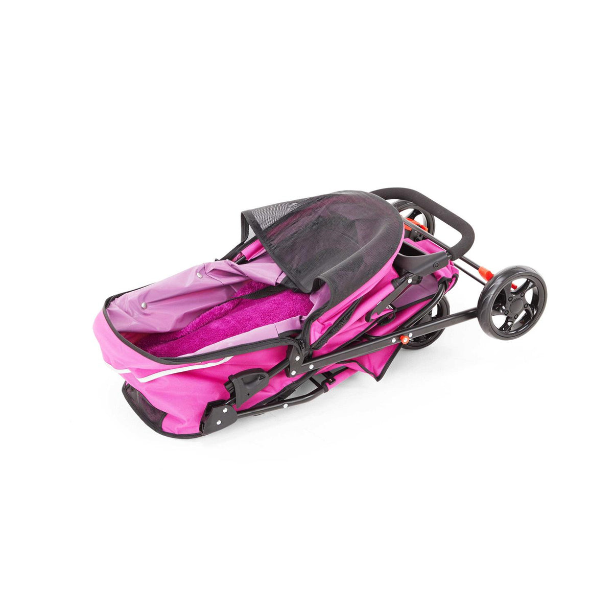 Reflective Gray Pet Stroller F1894