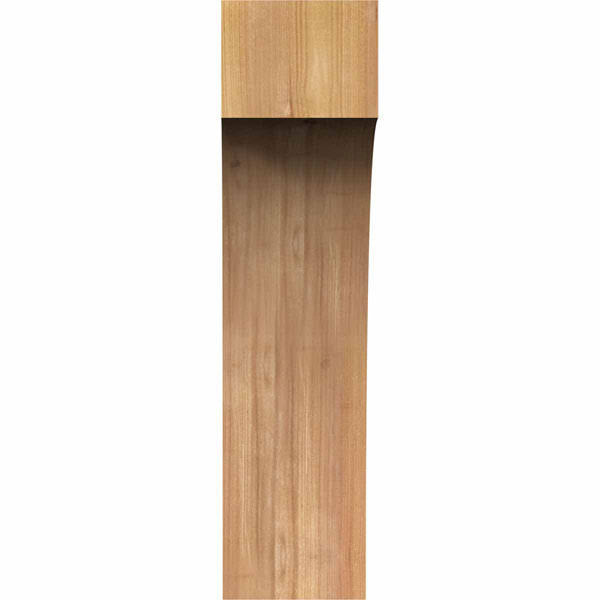 5 1/2x22W x 10x22D x 22x22H Huntington Smooth Corbel, Western Red Cedar B38515