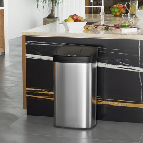 22 Gallons Stainless Steel Automatic Sensor Kitchen Trash Can R59572