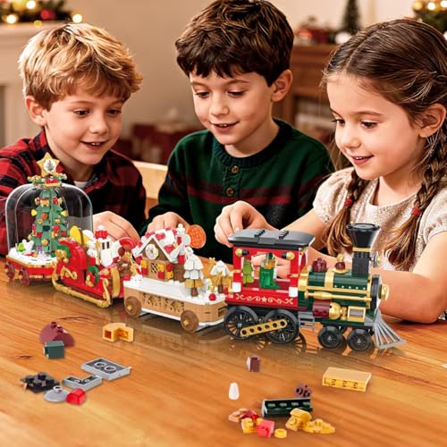 Christmas Train Building Blocks Set 1041 PCS V41829