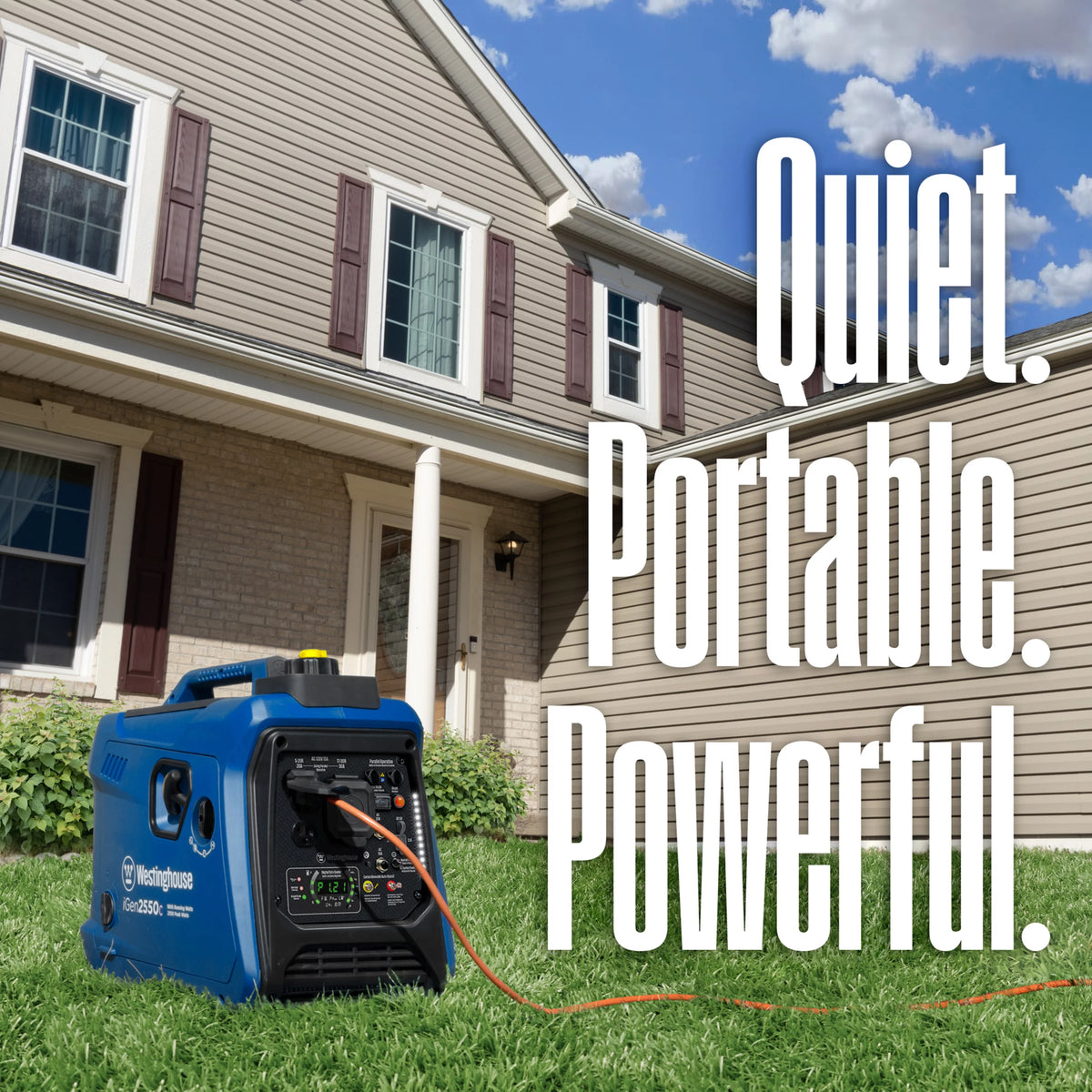 Gas Powered Portable Inverter Generator with CO Sensor A321