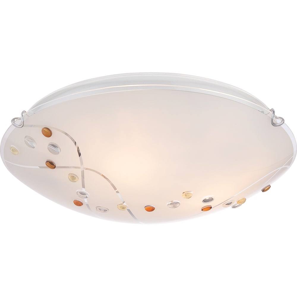 Polished Chrome 3-Light Flush Mount N5355