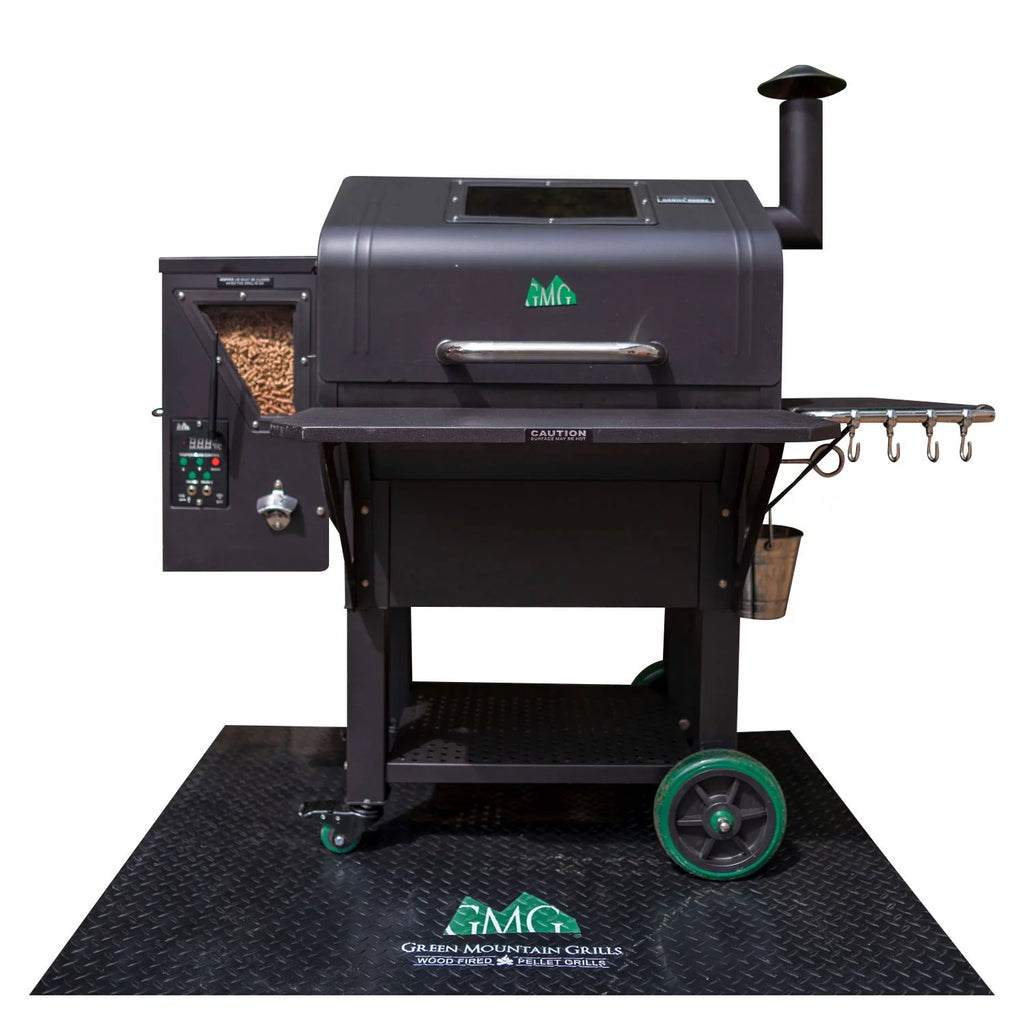 Black BBQ Floor Mat B475