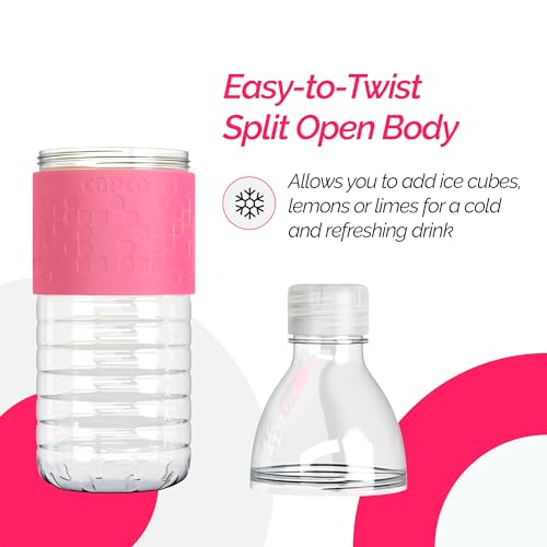 16.9-Ounce Light Blue Tritan Water Bottle with Lid C553987