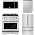 30 in. Gas Range, Over The Range Microwave, 3 Rack Dishwasher, Refrigerator Y24790
