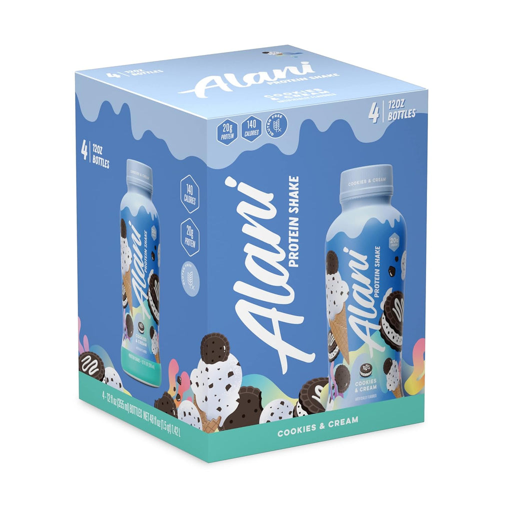 Cookies & Cream Protein Shake, 4 Pack, 12 Fl Oz H176