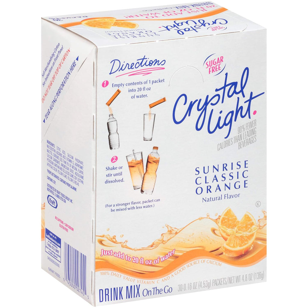 Sunrise Orange Naturally Flavored Powdered Drink Mix, 120 ct R901