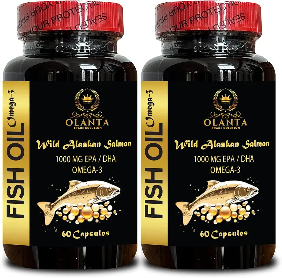 Wild Alaskan Salmon Oil Omega-3 Fish Oil 120 Capsules Z703