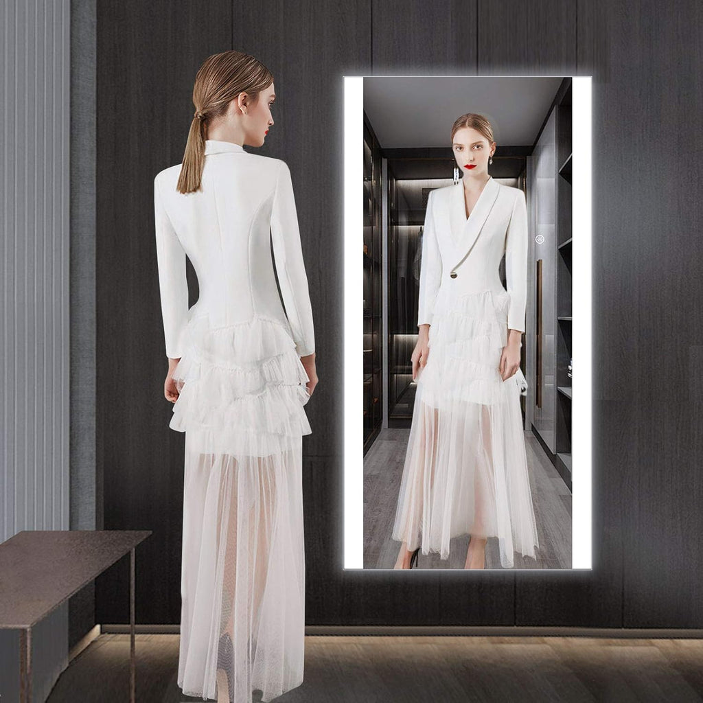 47x22 Full Length LED Wall Mounted Mirror Z769451