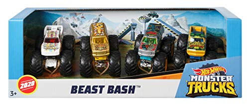Set of 4 1:64 Scale Toy Trucks L191333