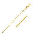 14k Yellow Gold Wheat Chain 1.0mm D7973