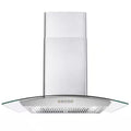 30 in. Stainless Steel Wall Mount Range Hood with LED Lighting O512
