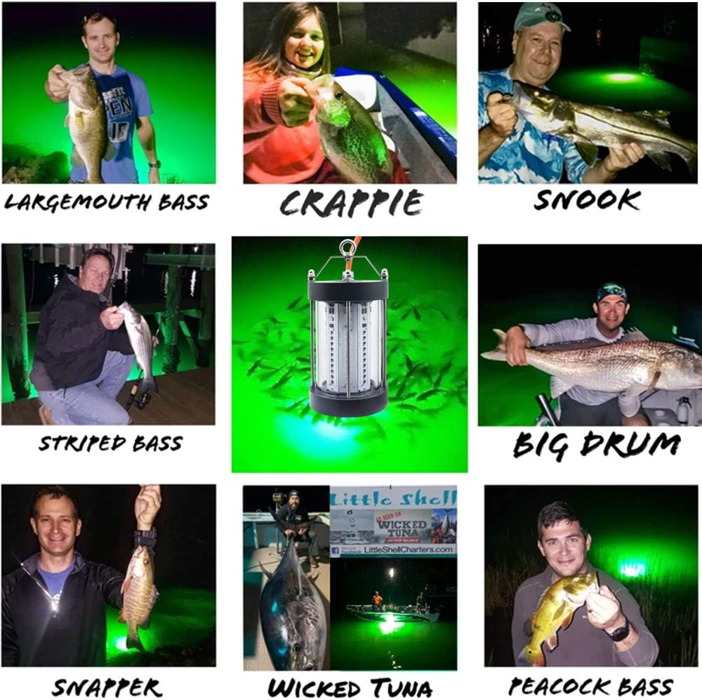 35000 Lumens 500W IP68 Waterproof Underwater LED Fishing Light V224963