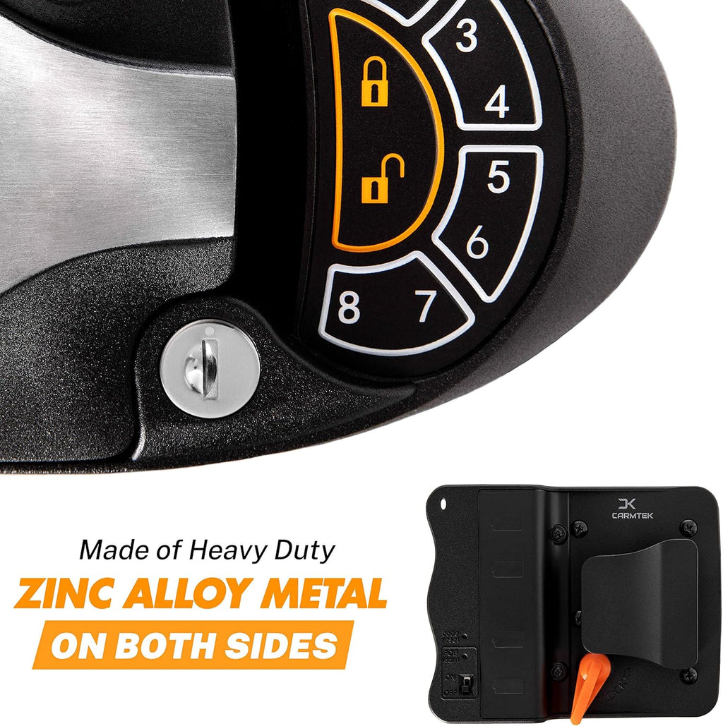 RV Keyless Entry Door Lock Latch Handle with Backlit Keypad H193