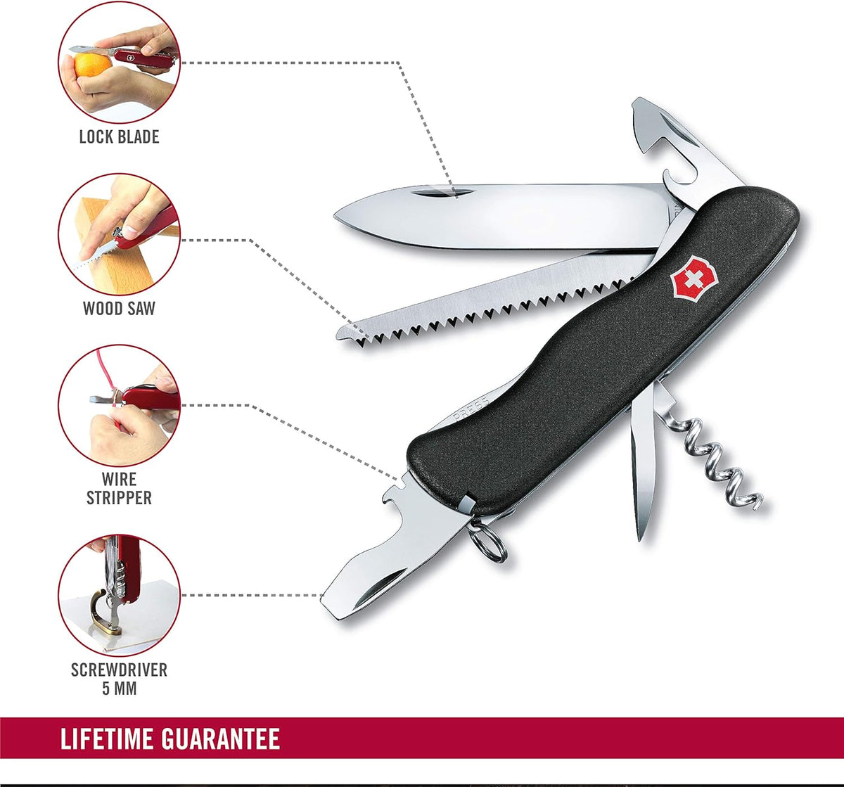 Black Swiss Army Knife W952346