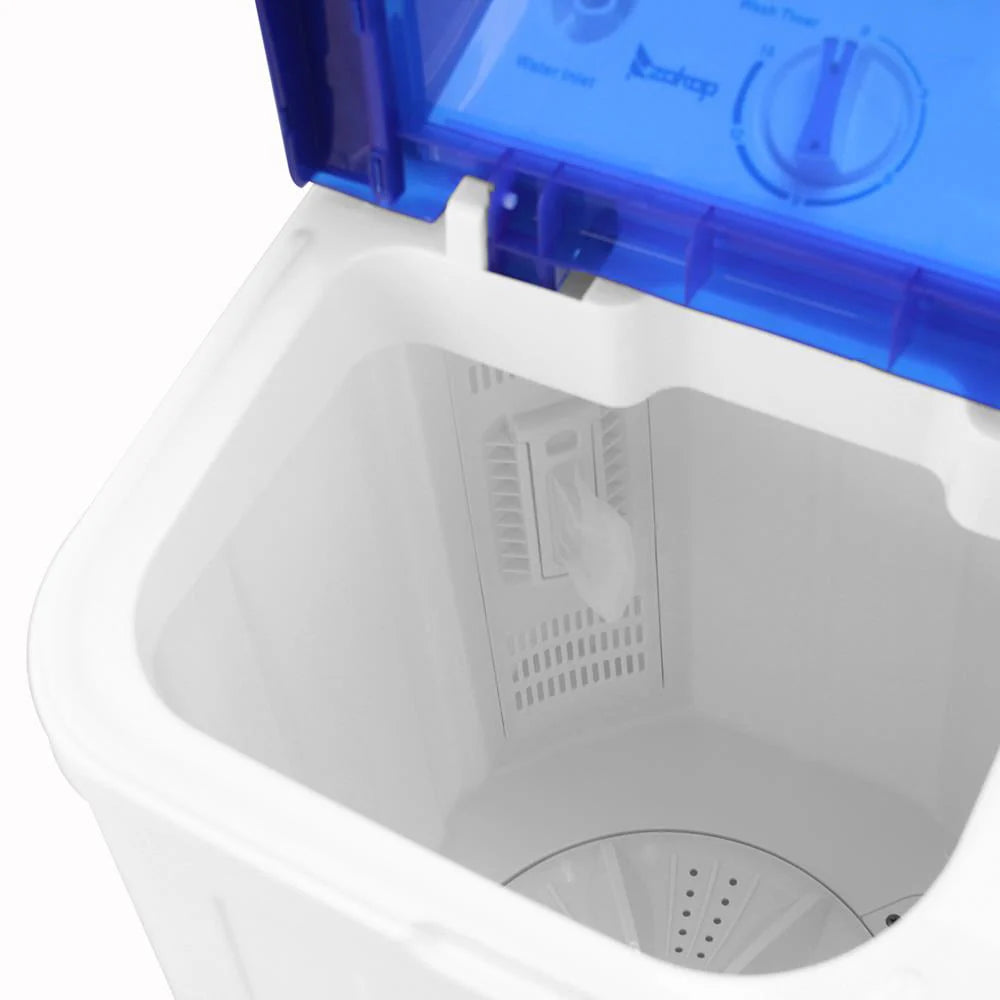 Portable Twin Tub 16.6lbs Washer & Dryer, White S10296