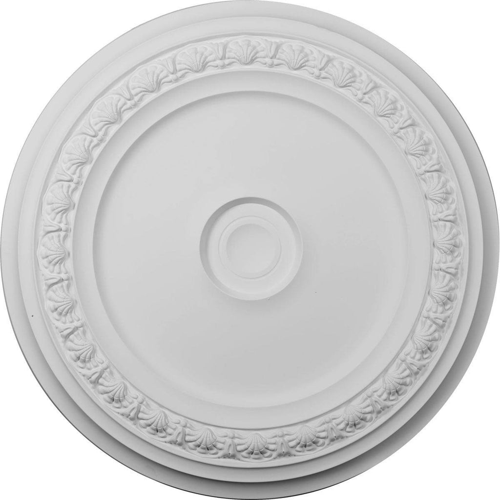 31 1/8x22OD x 1 1/2x22P Ceiling Medallion Hand-Painted Stone B127405