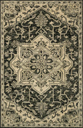 Charcoal Lt Grey 9'3 x 13' Rug J7811