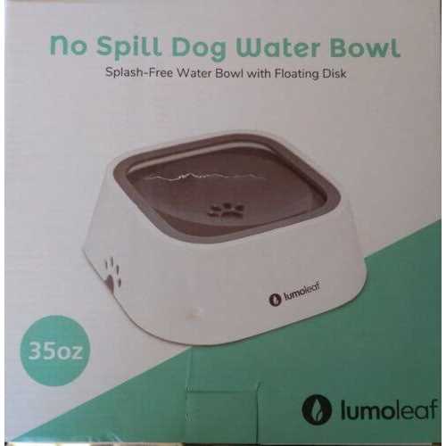 Dog Water Bowl Slow Feeder Bowl No Spill S4027