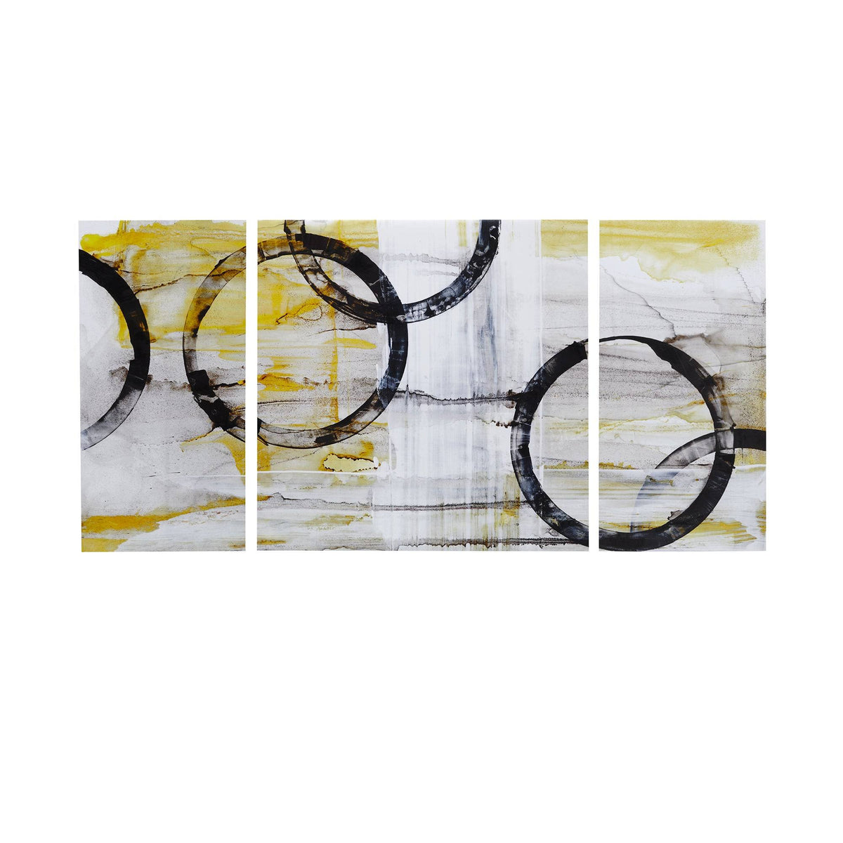 Yellow Gel Coated Canvas (Set of 3) F6799