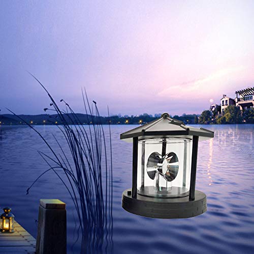 Solar Powered Lighthouse Lamp Outdoor Lights V370191