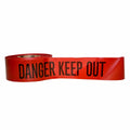 Red Polyethylene Barricade Tape, 1000 ft. V6623