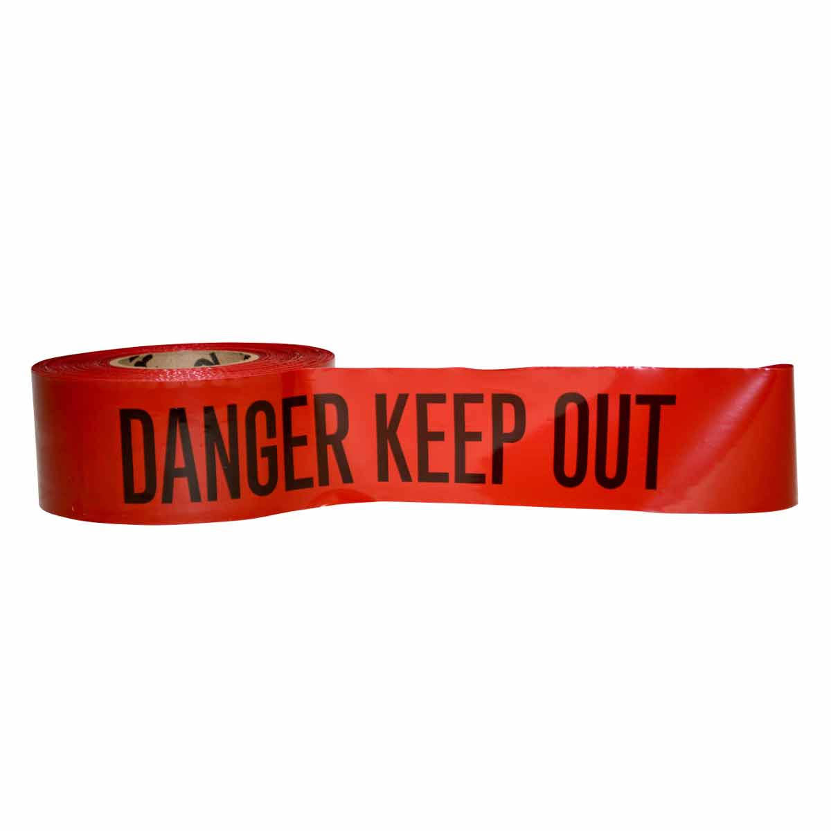 Red Polyethylene Barricade Tape, 1000 ft. V6623