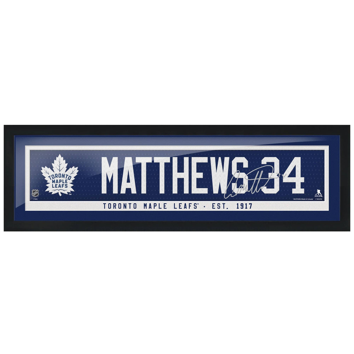 Framed Player Name Bar Replica Photo B869