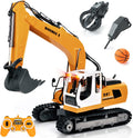 17 Channel RC Excavator Toy with Working Lights Pack of 2 Z831376