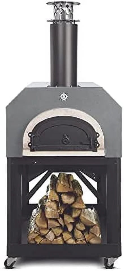 Wood-Burning Mobile Outdoor Pizza Oven I35660