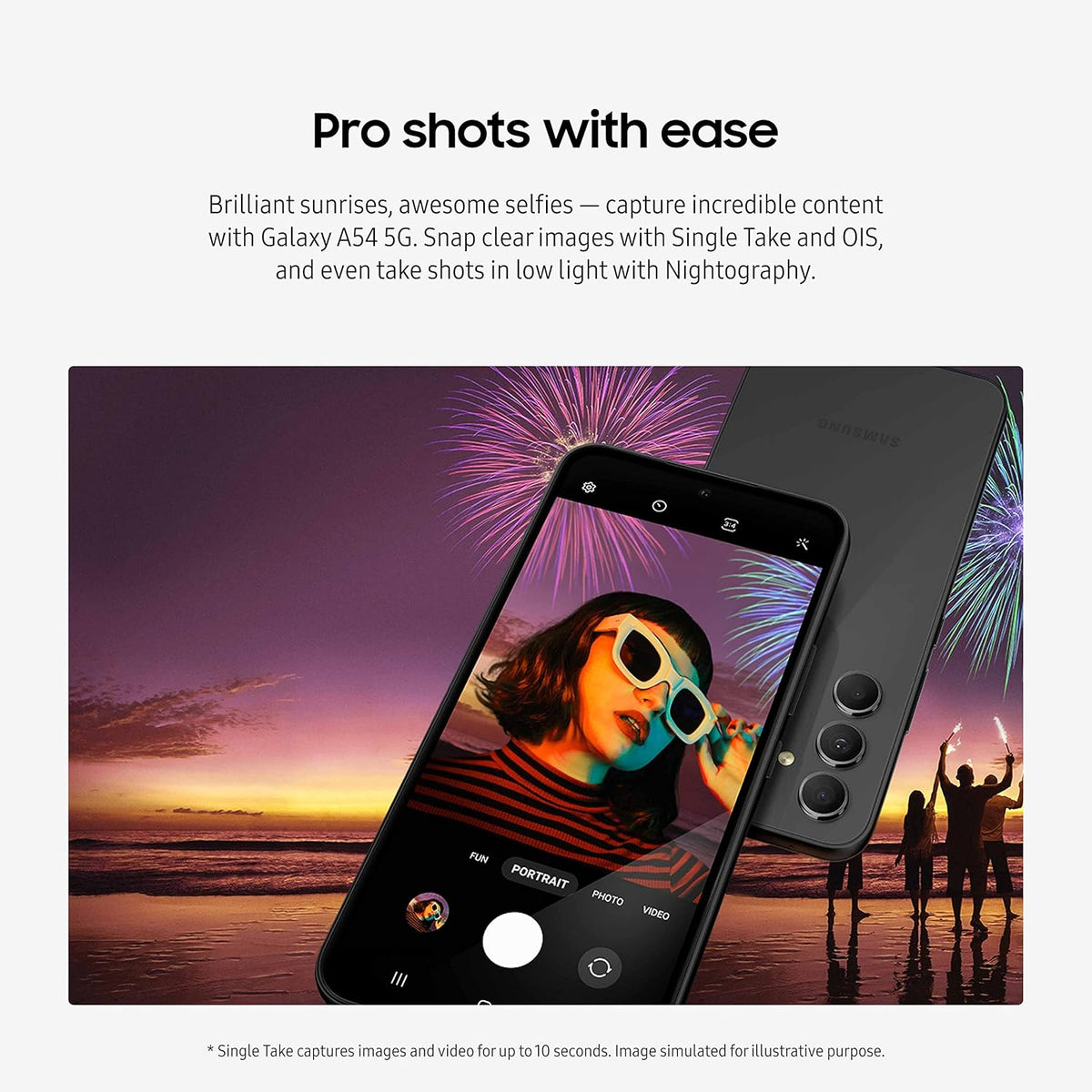 Factory Unlocked Android Smartphone, 128GB, 6.4” Fluid Display Screen, Awesome Violet P212