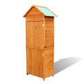 Garden Storage Cabinet Brown Y904778