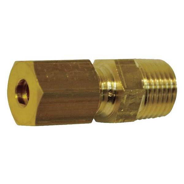 6mm Compression x 3/8x22 Male BSPT Straight Adapter 10pk T90773