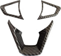 3PCS Carbon Fiber Steering Wheel Cover J70560