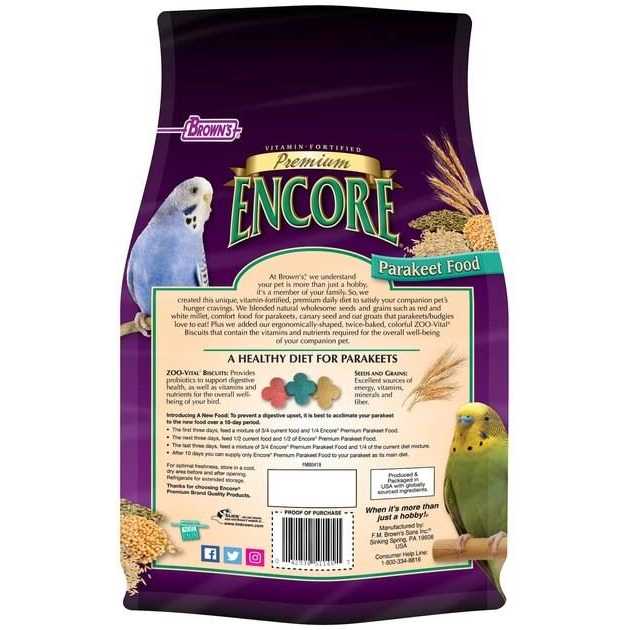 Parakeet Food W726682