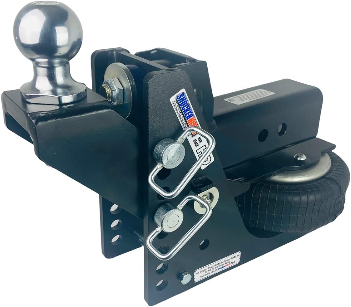 Black Air Hitch & Raised Ball Mount Q568571