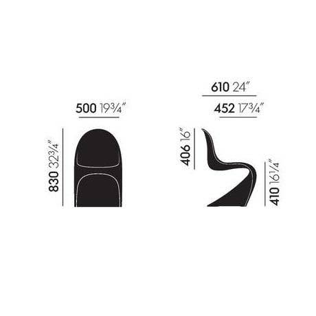 White Panton Chair B1520