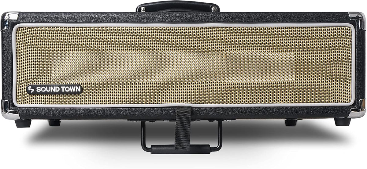 Vintage 2U Amp Rack Case with Rubber Feet, Black H96374