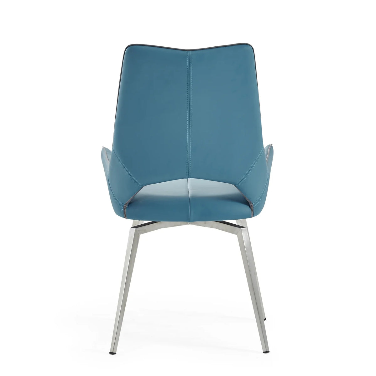 Faux Leather Swivel Dining Chairs (Set of 2) I760