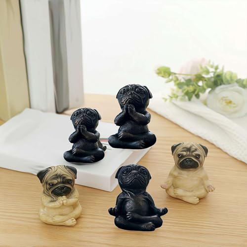 Large Meditation Sitting Dog Statue D206