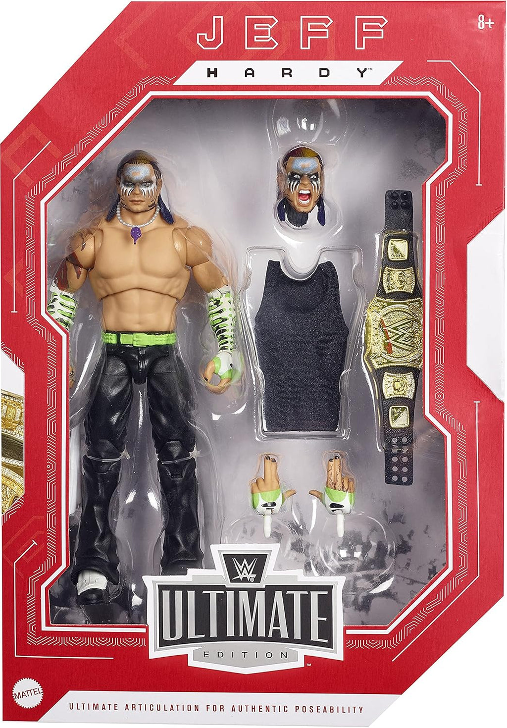 Jeff Hardy Action Figure, 6-in J976